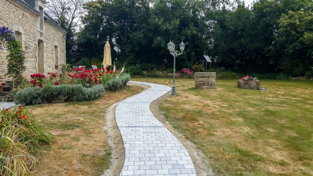 Bouix Paysage, Paysagiste, Paysagiste Breton, Paysagiste Morbihan, Terrasse & allées, Pluméliau