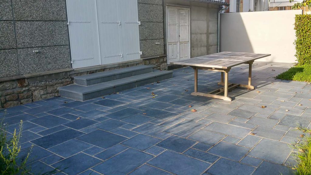 Bouix Paysage, Paysagiste, Paysagiste Breton, Paysagiste Morbihan, Terrasse en pierre naturelle