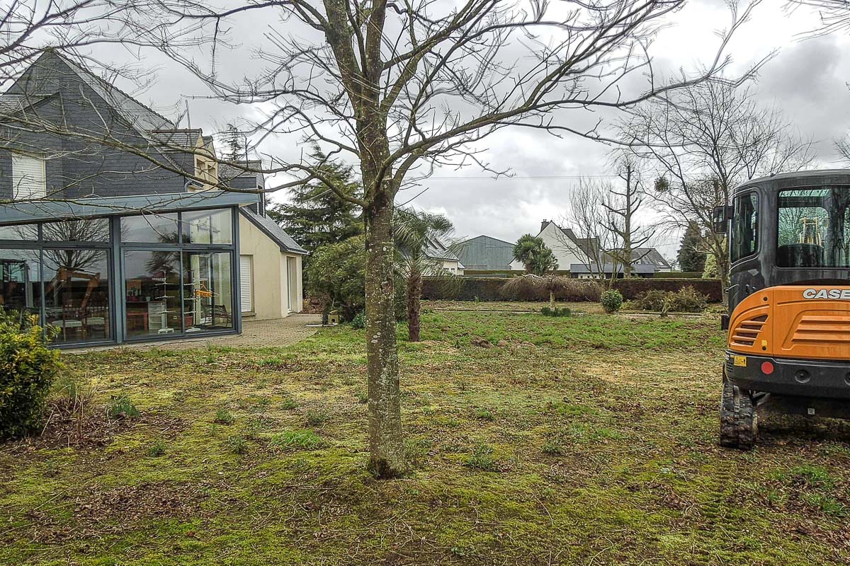 Aménagement jardin, aménagement terrasse, pose clôtures, création massif, paysagiste breton, paysagiste morbihan, bouix paysage