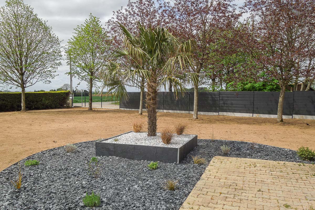 Aménagement jardin, aménagement terrasse, pose clôtures, création massif, paysagiste breton, paysagiste morbihan, bouix paysage