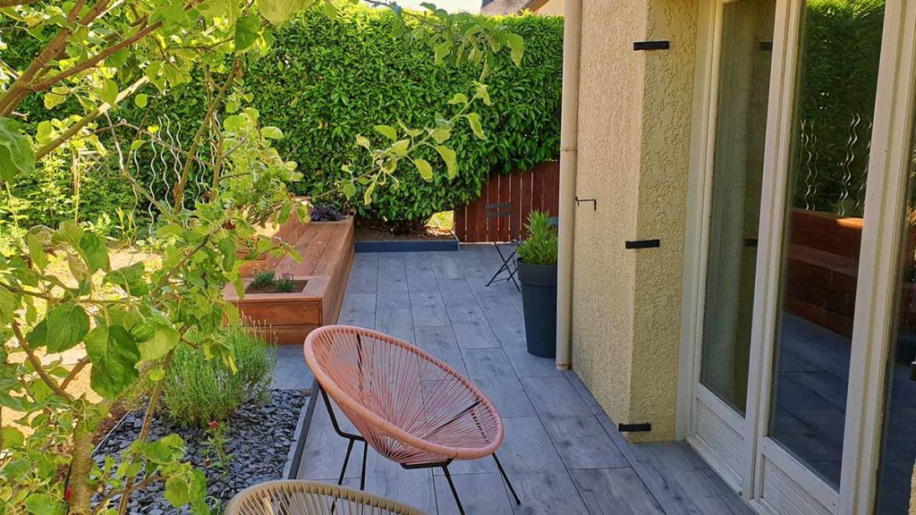 Bouix Paysage, paysagiste, pontivy, lorient, lanester, paysagiste breton, aménagement terrasse, création terrasse